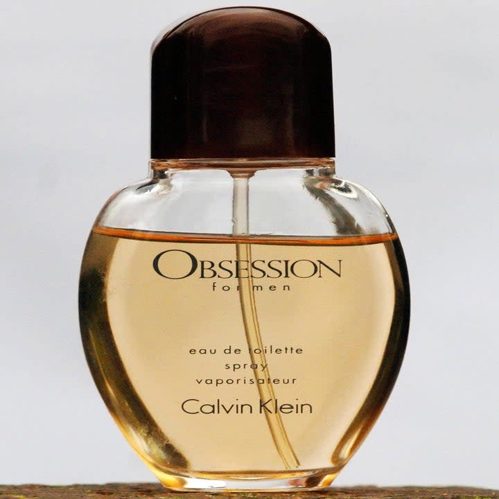 A bottle of Obsession for men