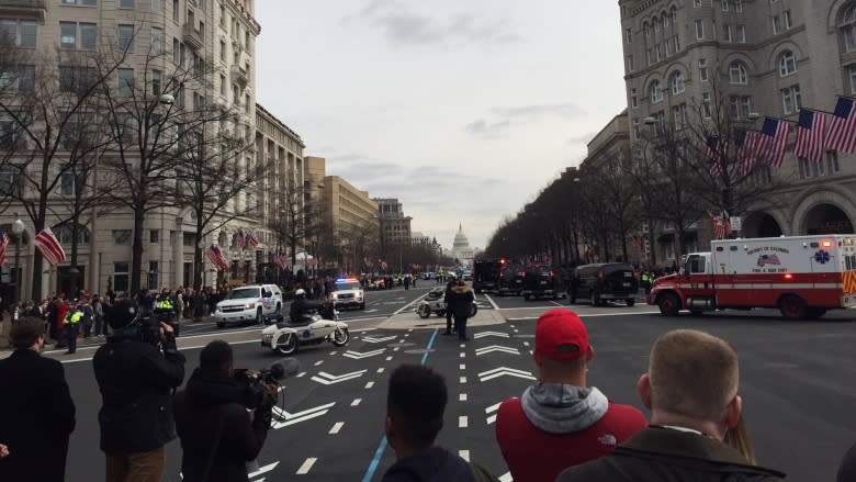 Watching the inauguration in the divided states of America