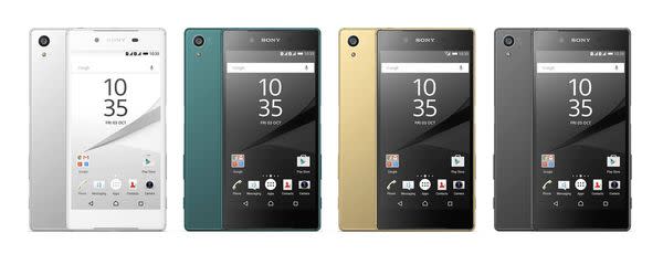 唯我獨尊 黑科技展現 首創4K螢幕手機 Xperia Z5 家族登台亮相