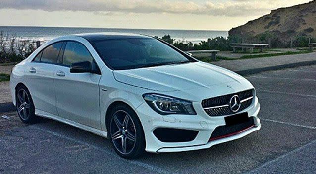 A photo of a Mercedes on Michael Tallal's social media account. Source: Facebook/Michael Tallal.