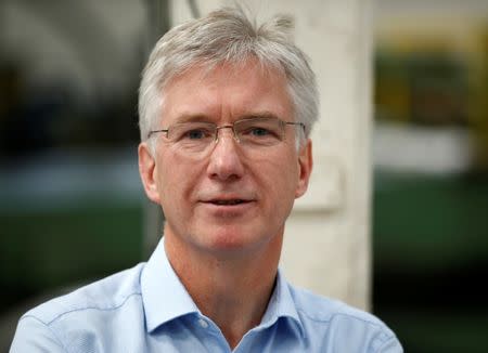 Nick Bion, managing director of perforating company Bion, poses for a photo at the factory in Reading, Britain September 22, 2016. REUTERS/Peter Nicholls