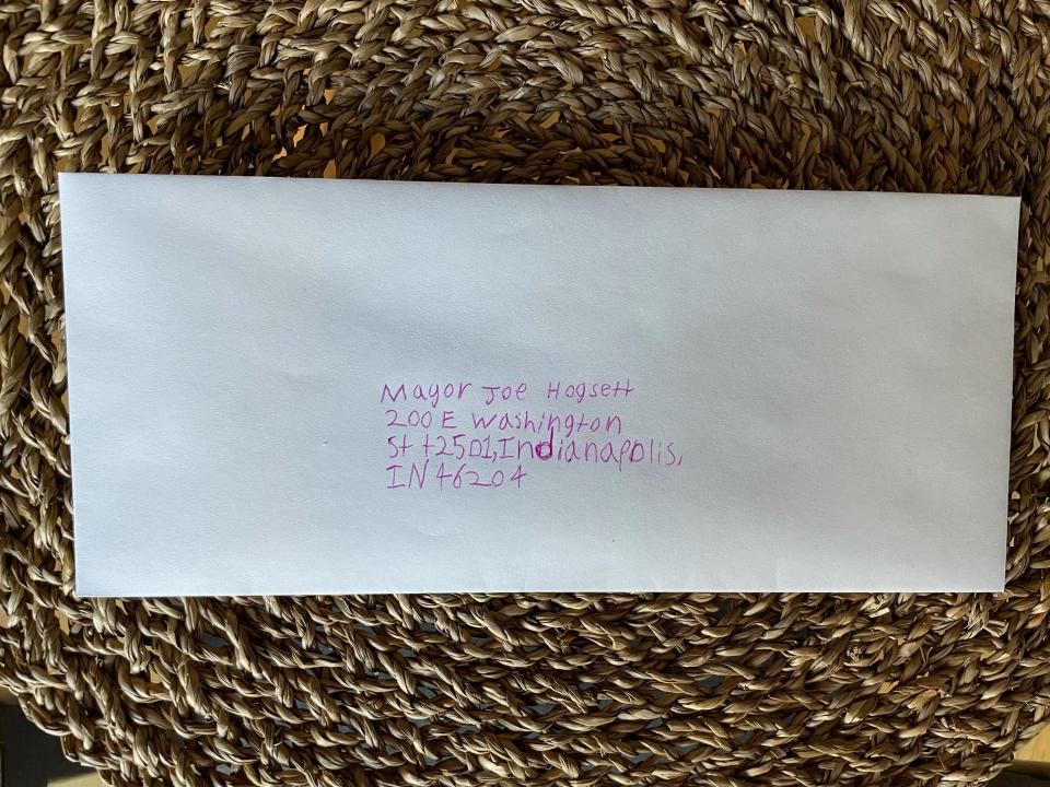 Eight-year-old Nora Beck penned a letter begging Mayor Joe Hogsett to help residents at Lakeside Pointe apartment complex, who have seen multiple fires and severe housing violations in the past three years.