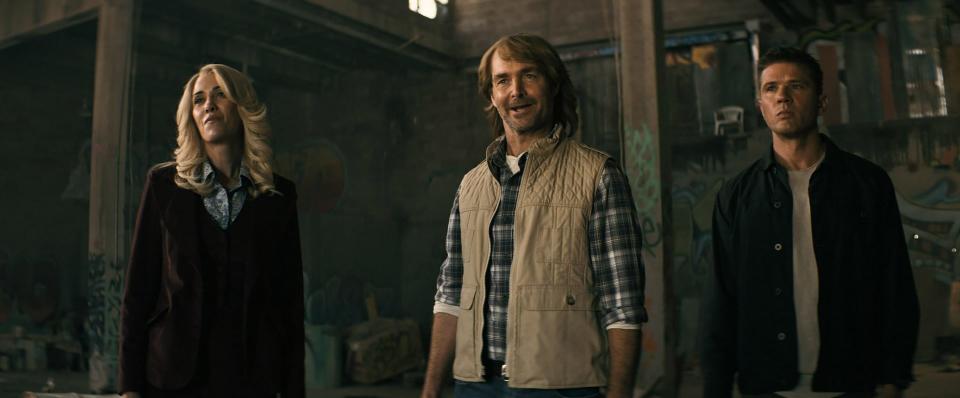 Kristen Wiig, Will Forte, and Ryan Phillippe on Peacock's MacGruber