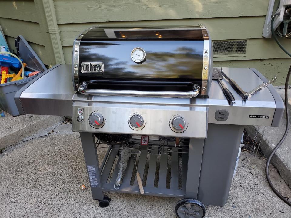 propane weber barbecue