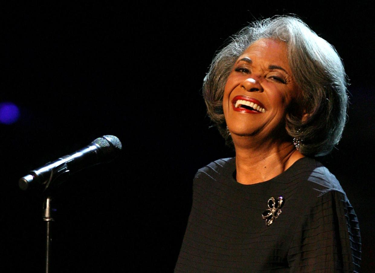 Nancy Wilson performing at the Thelonious Monk Jazz Tribute Concert for Herbie Hancock on Oct. 28, 2007, in Los Angeles. (Photo: Frederick M. Brown/Getty Images)