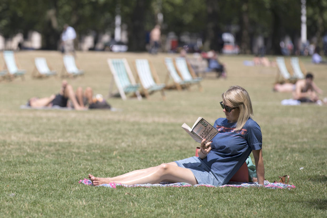 Hot spell: Temperatures may edge above 25C: Oli Scarff/Getty Images