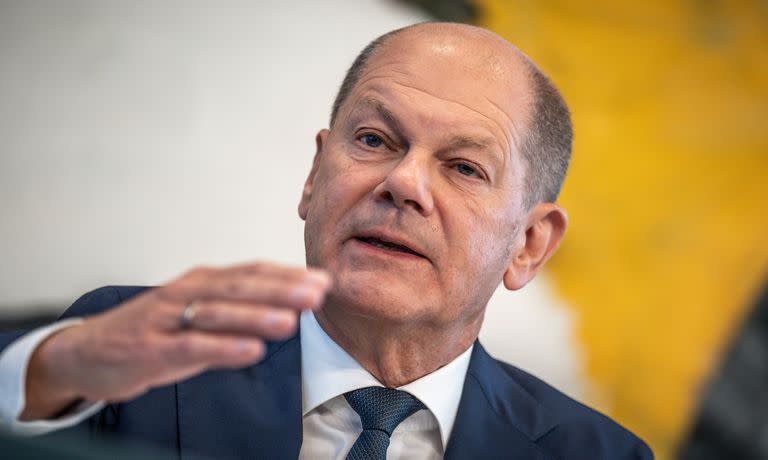 El canciller de Alemania Olaf Scholz