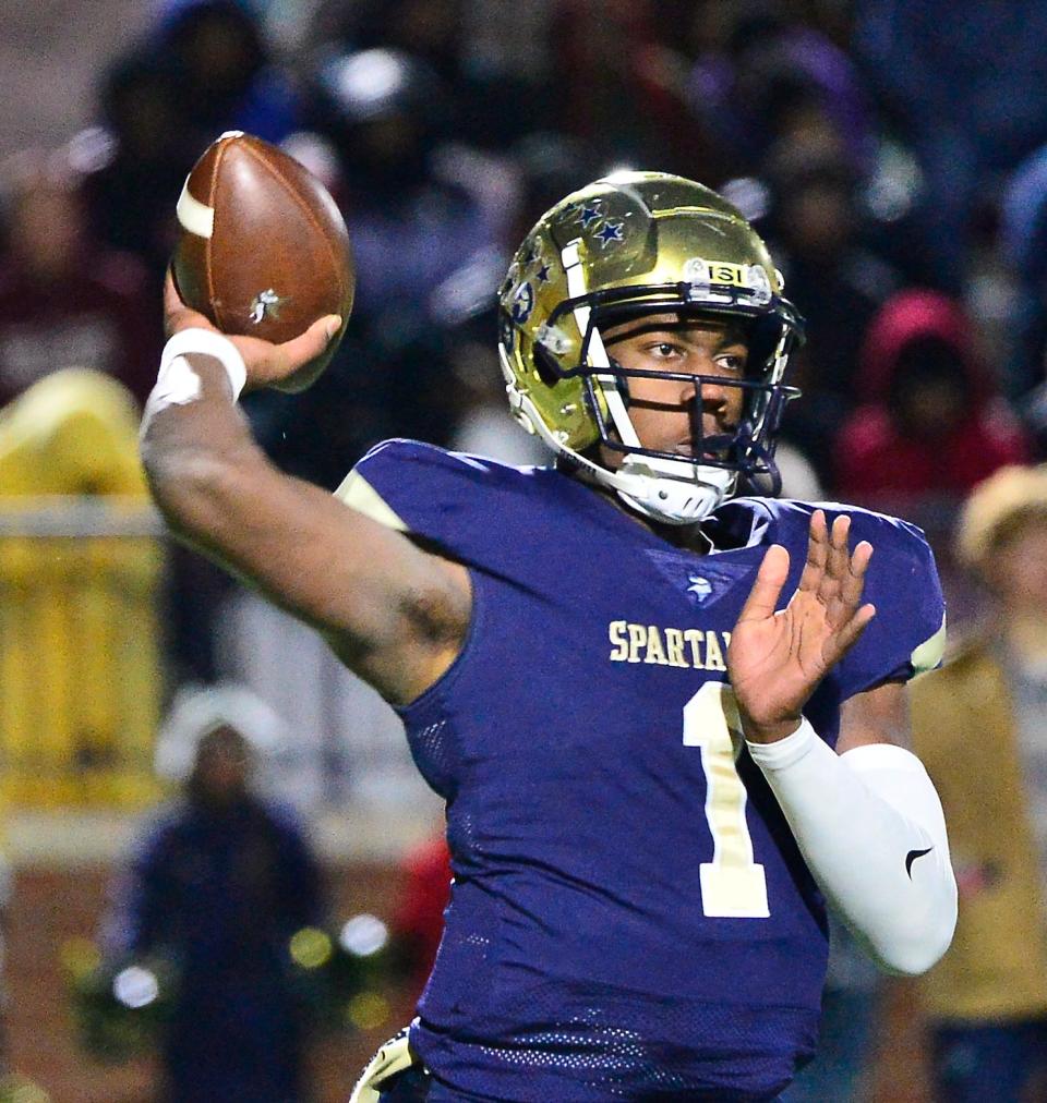 Spartanburg's Raheim Jeter passed for 2,979 yards and 27 touchdowns as a junior.