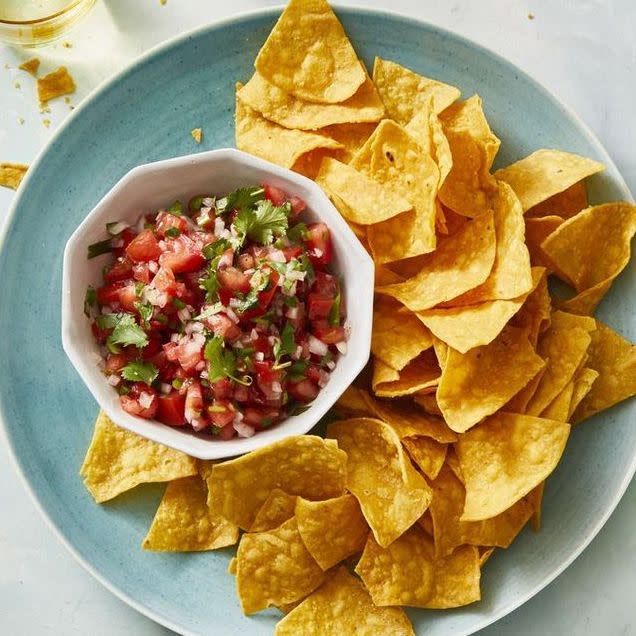 <p>Never buy salsa again: You can whip up a big batch in minutes with ingredients you already have on hand for an easy addition to your 4th of July spread.</p><p><em><a href="https://www.goodhousekeeping.com/food-recipes/a31004192/red-salsa-recipe/" rel="nofollow noopener" target="_blank" data-ylk="slk:Get the recipe for Red Salsa »;elm:context_link;itc:0;sec:content-canvas" class="link ">Get the recipe for Red Salsa »</a></em></p>