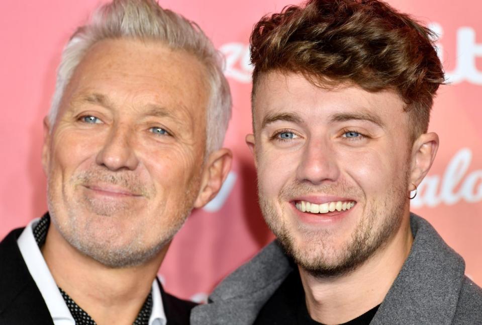 Martin Kemp and Roman Kemp attend ITV Palooza! at The Royal Festival Hall on November 23, 2021 (Gareth Cattermole/Getty Images)