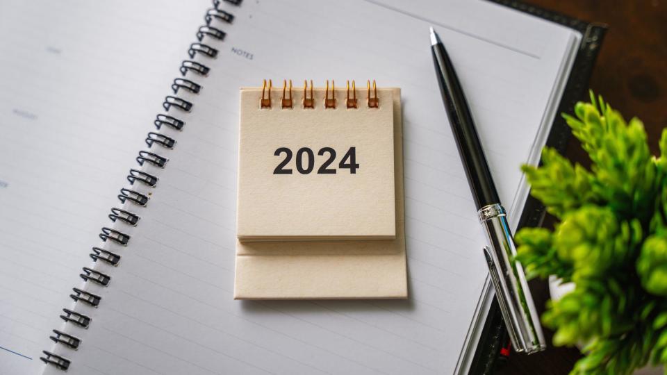 2024 en una libreta