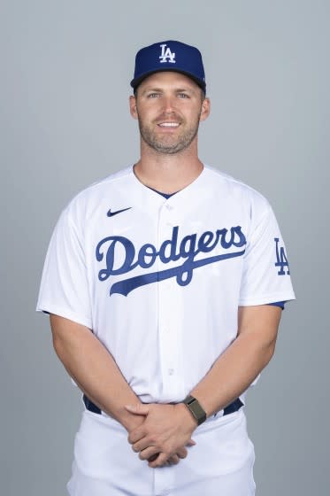 Matt Davidson of the Los Angeles Dodgers
