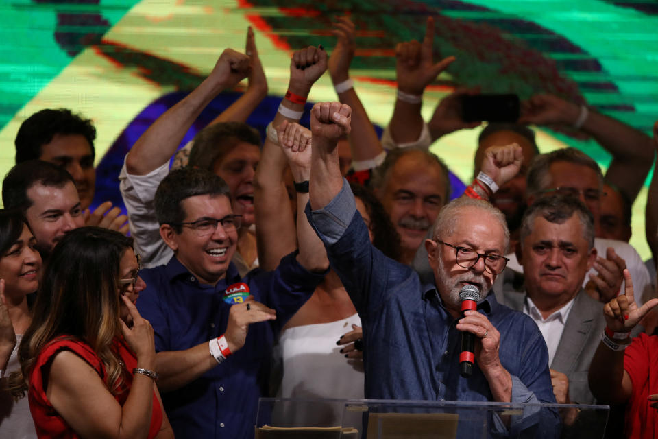 Com Lula eleito, l&#xed;deres mundiais celebram vit&#xf3;ria nas elei&#xe7;&#xf5;es. REUTERS/Carla Carniel