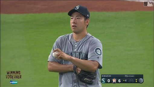 水手隊菊池雄星進入2020年先發輪值。（圖／翻攝自MLB官網）