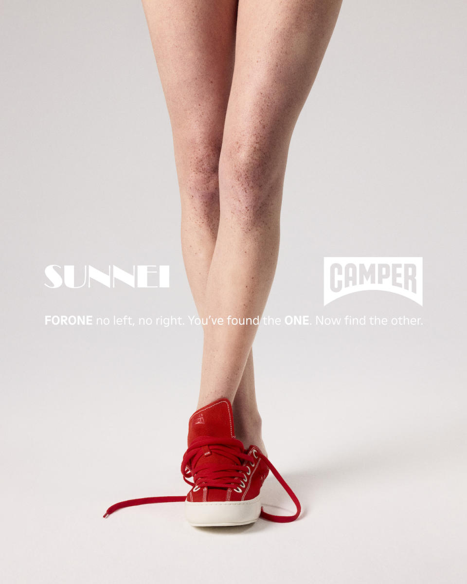 The unique campaign image for the FORONE shoe.