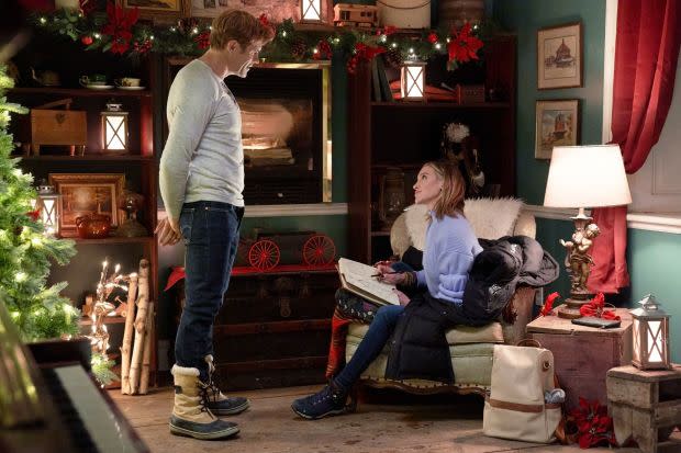<em>A Royal Christmas Crush</em> starring Katie Cassidy and Stephen Husza