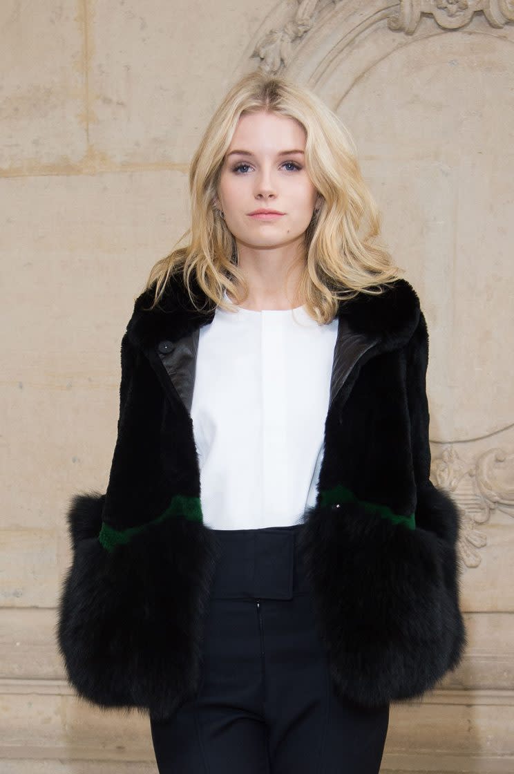 Lottie Moss attends the Christian Dior show as part of the Paris Fashion Week Womenswear Fall/Winter 2017/2018 on March 3, 2017 in Paris, France. (Photo: Getty Images)