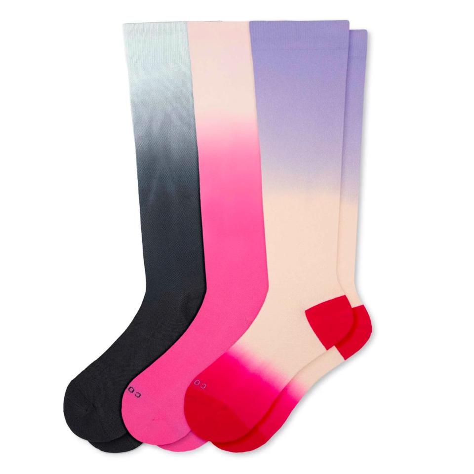 <p><a href="https://go.redirectingat.com?id=74968X1596630&url=https%3A%2F%2Fwww.comradsocks.com%2Fcollections%2Fgift-guide-22%2Fproducts%2Fknee-high-compression-socks-3-pack-double-dip-ombre%3Fvariant%3D40828242788386&sref=https%3A%2F%2Fwww.bestproducts.com%2Flifestyle%2Fg41970075%2Fbest-sagittarius-gifts%2F" rel="nofollow noopener" target="_blank" data-ylk="slk:Shop Now;elm:context_link;itc:0;sec:content-canvas" class="link ">Shop Now</a></p><p>Knee-High Compression Socks (3-Pack)</p><p>comradsocks.com</p><p>$81.99</p>