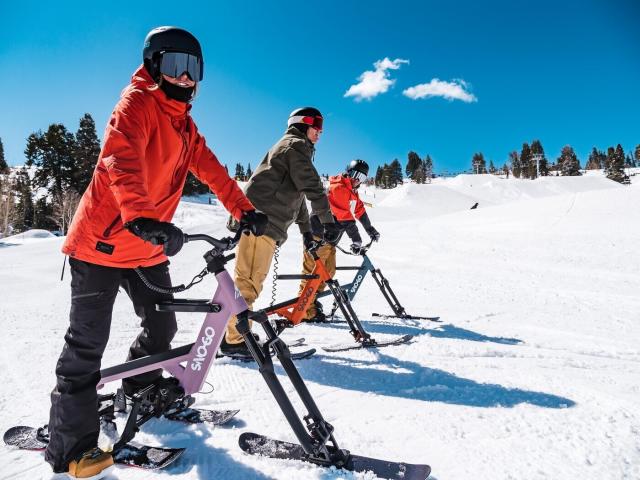 How To Ride A SNO-GO Ski Bike 