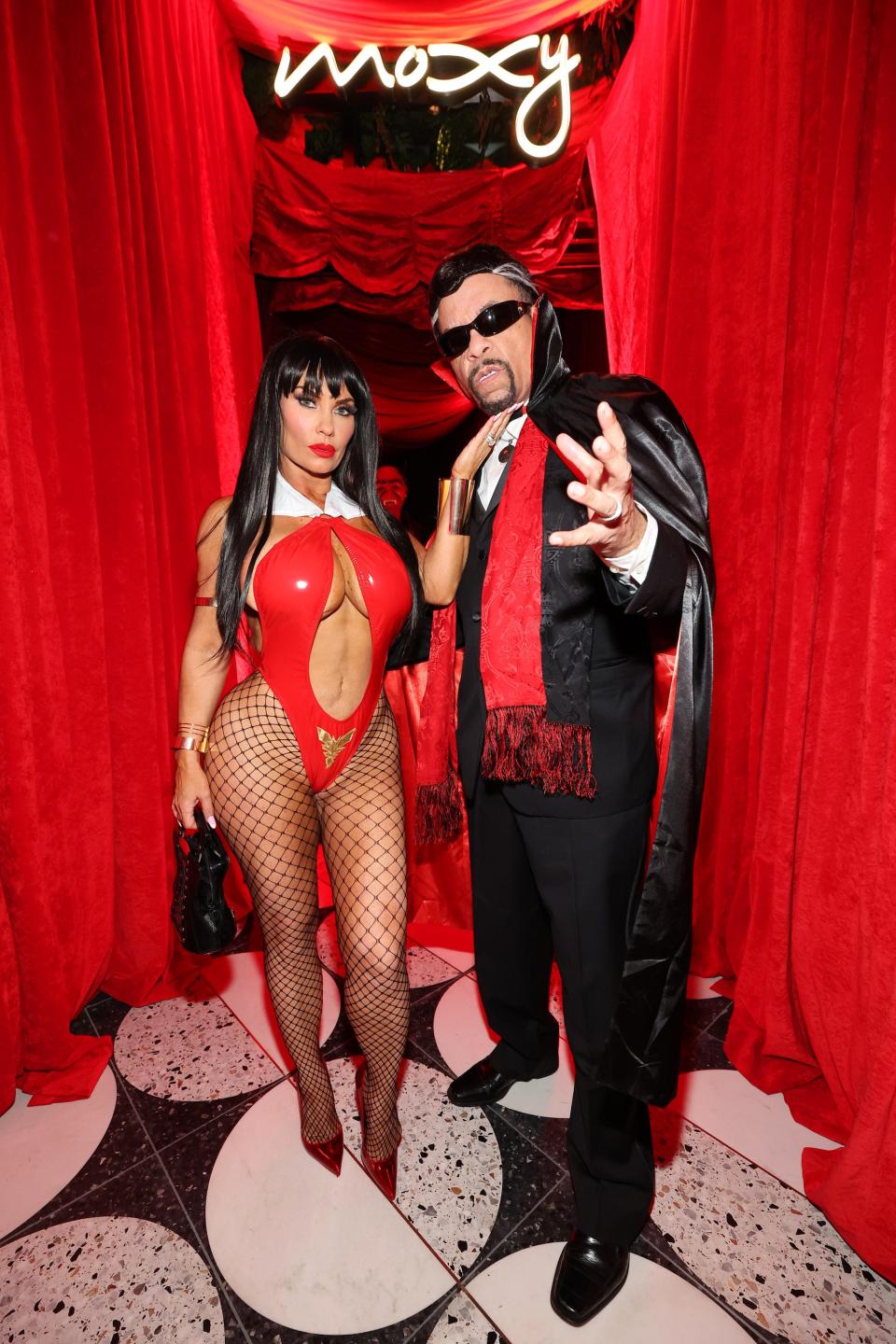 Coco Austin and Ice-T attend Heidi Klum's 2022 Halloween party.