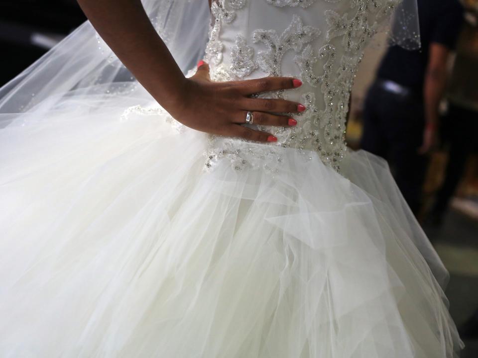 wedding dress bride bridal gown