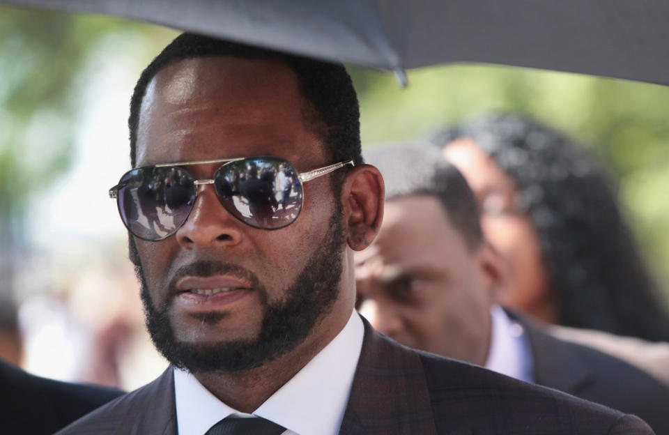 R Kelly 2019 Hearing – Chicago – Scott Olson – Getty