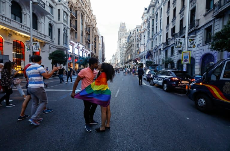 Authorities and organisers expect as many as two million people to attend the march of drag queens, scantily-clad men and other revellers in Madrid, a global reference for LGBT openness