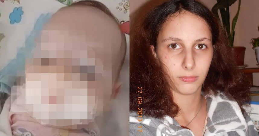 俄羅斯一名男嬰（左）手術不久後喪命，疑似是因為醫師不慎將針頭留在肺部，導致被刺穿而身亡。母親感到崩潰，要求全面徹查醫院責任。（圖／翻攝自每日星報）