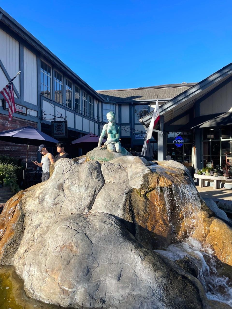 Solvang mermaid statue