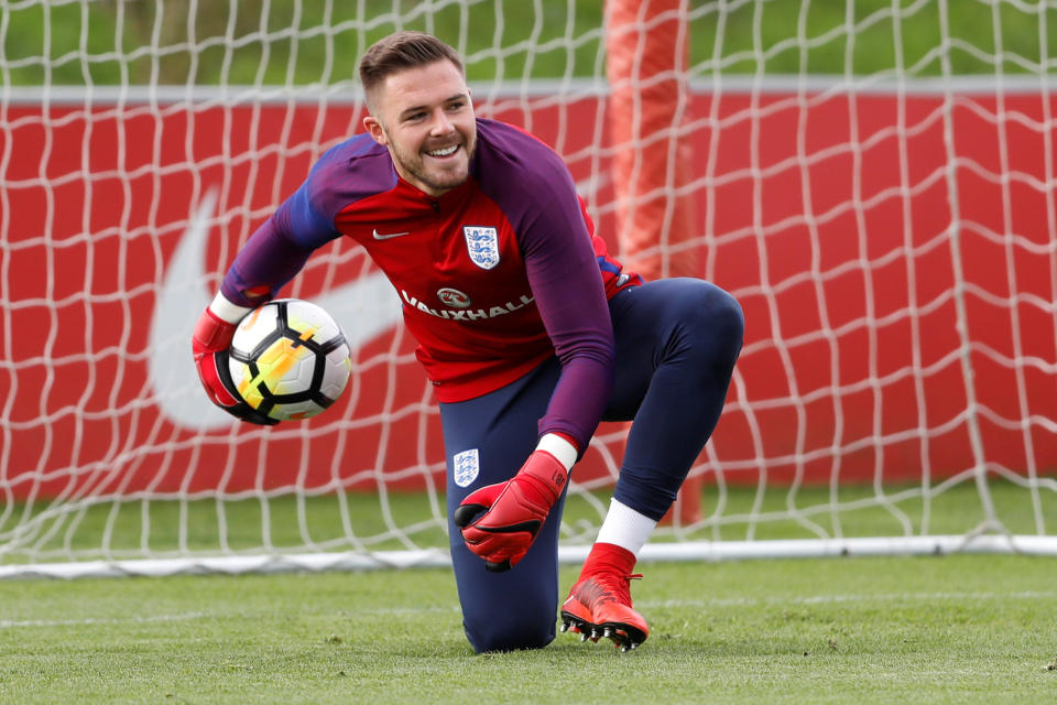 Jack in our box: Will Butland get the nod ahead of Joe Hart at Wembley on Friday night?