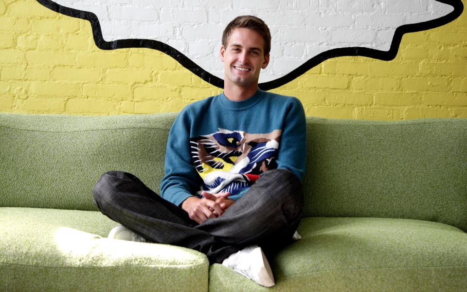 Evan Spiegel - Credit: AP