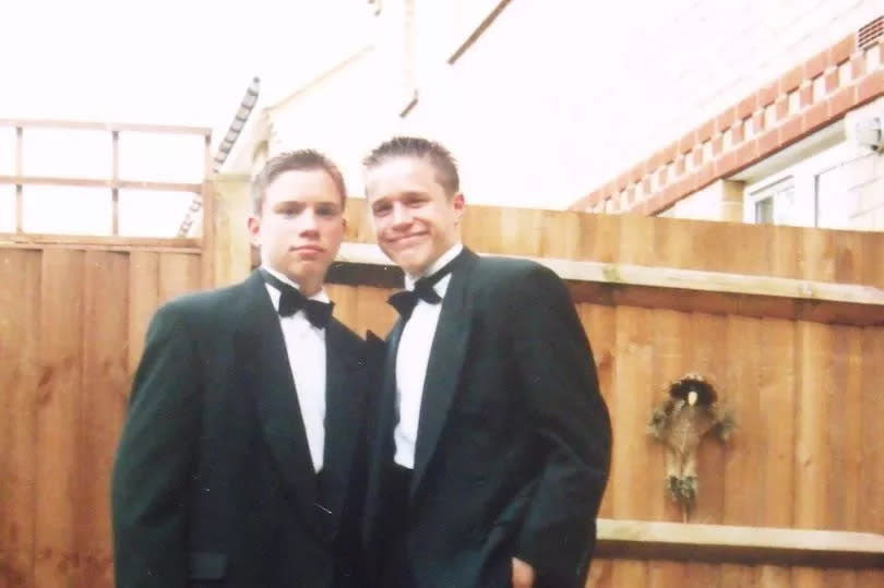 Olly Murs and his twin brother Ben