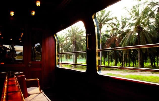 The luxurious Eastern & Oriental Express starts in Singapore and ends Bangkok Source: Supplied