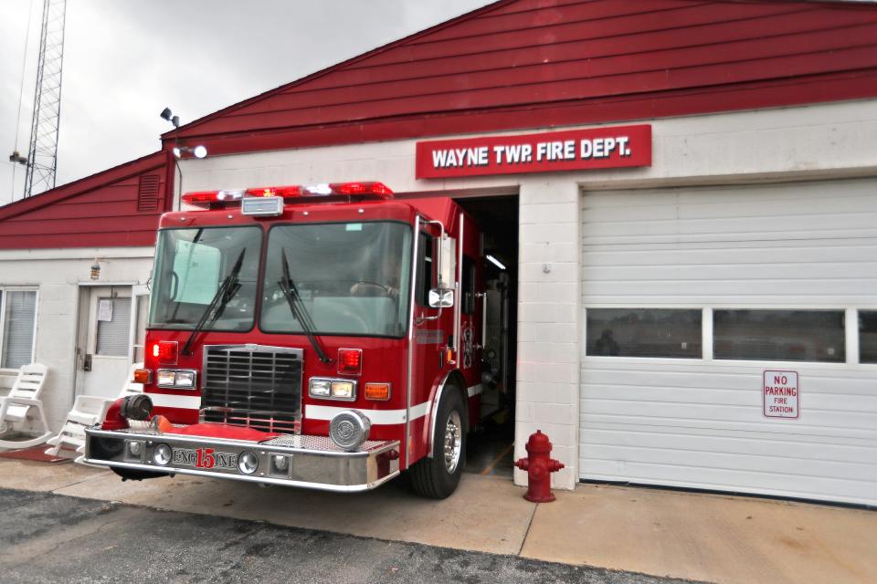 A fire truck is taken out at the Wayne Township Volunteer Fire Department in Noblesville, Wednesday, Nov. 28, 2018.