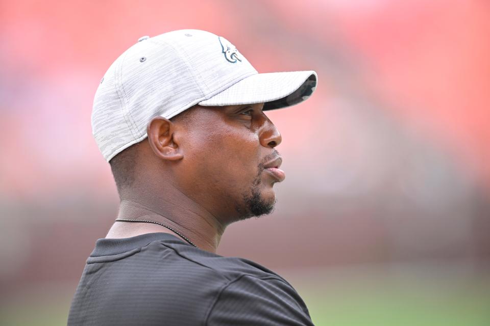 Dennard Wilson was the Baltimore Ravens' defensive backs coach in 2023. Before that, he was the defensive backs coach and passing game coordinator for the Philadelphia Eagles for two seasons.