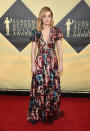<p>Brie Larson attended the Annual Screen Actors Guild Awards in a floral dress by Gucci. <em>[Photo: Getty]</em> </p>