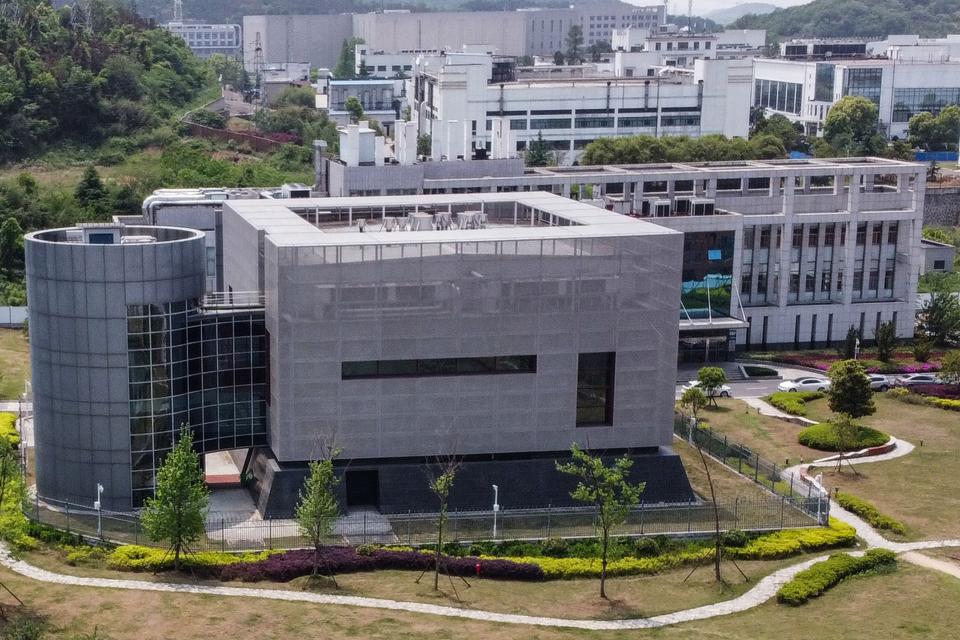 Aerial view of the P4 laboratory at the Wuhan Institute of Virology in Wuhan in China's central Hubei province on April 17, 2020.