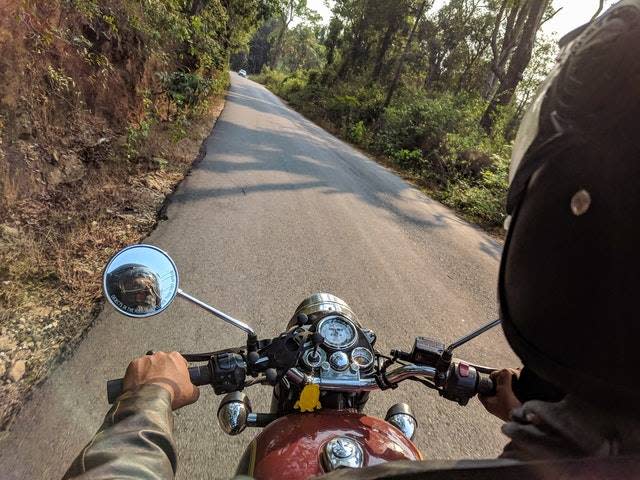 騎車示意圖