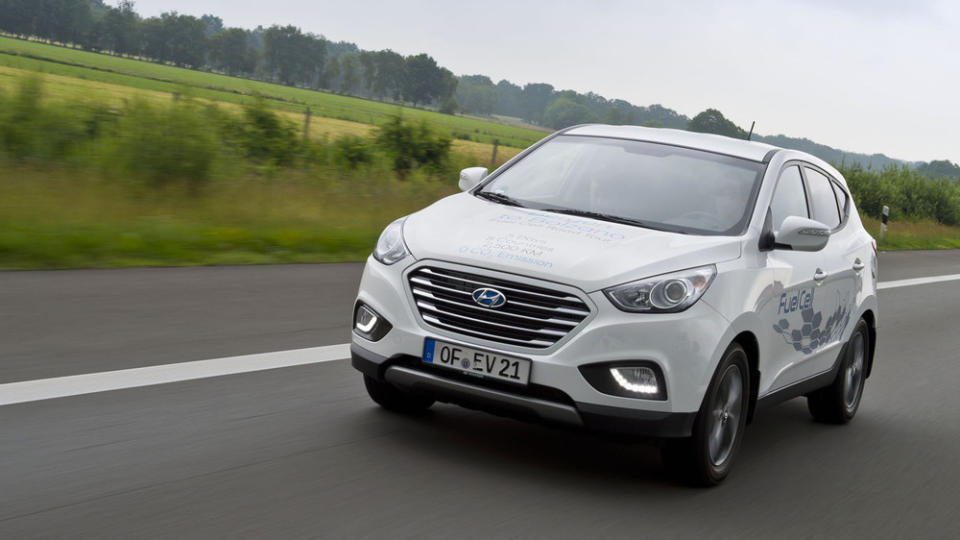 Hier fährt die Zukunft: Hyundai ix35 Fuel Cell