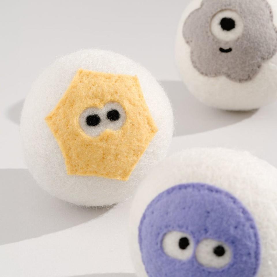 <p><a href="https://go.redirectingat.com?id=74968X1596630&url=https%3A%2F%2Fdirtylabs.com%2Fproducts%2Fenzyme-buddies-wool-dryer-balls&sref=https%3A%2F%2Fwww.bestproducts.com%2Fhome%2Fg60512387%2Feco-friendly-products-earth-day-april-2024%2F" rel="nofollow noopener" target="_blank" data-ylk="slk:Shop Now;elm:context_link;itc:0;sec:content-canvas" class="link ">Shop Now</a></p><p>Enzyme Buddies New Zealand Wool Dryer Balls</p><p>dirtylabs.com</p><p>$22.00</p>