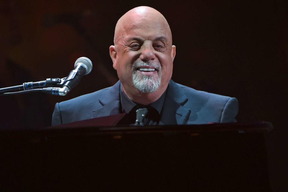 <p>Evan Agostini/Invision/AP</p> Billy Joel performs in New York City in July 2018