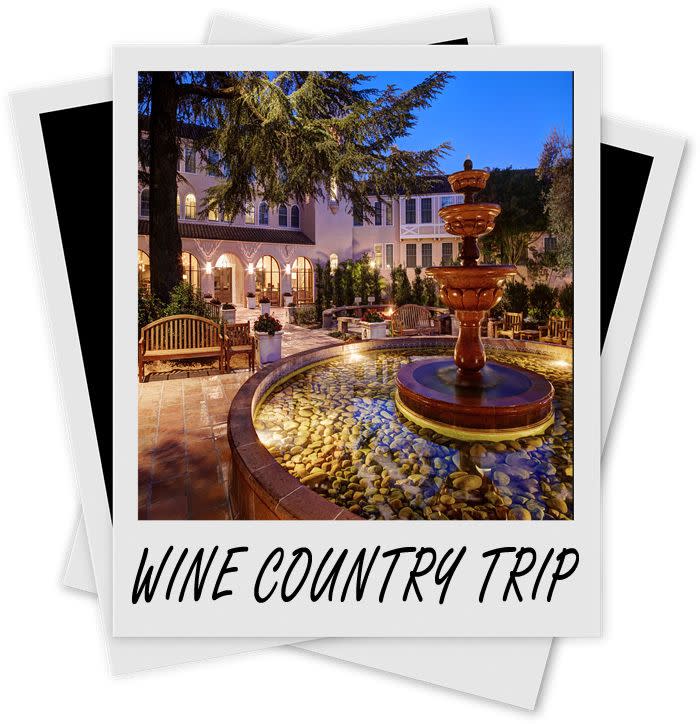 4) Wine Country Getaway