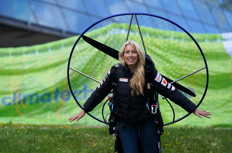 Paramotorist Sacha Dench was seriously injured in the accident (Andrew Milligan/PA) (PA Wire)