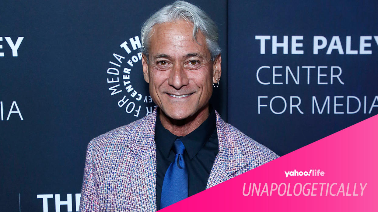 Olympic champion Greg Louganis, 62, is sharing what he's learned about the ups and downs of life. (Credit: Getty Images; Design by Tracy Pepey) 