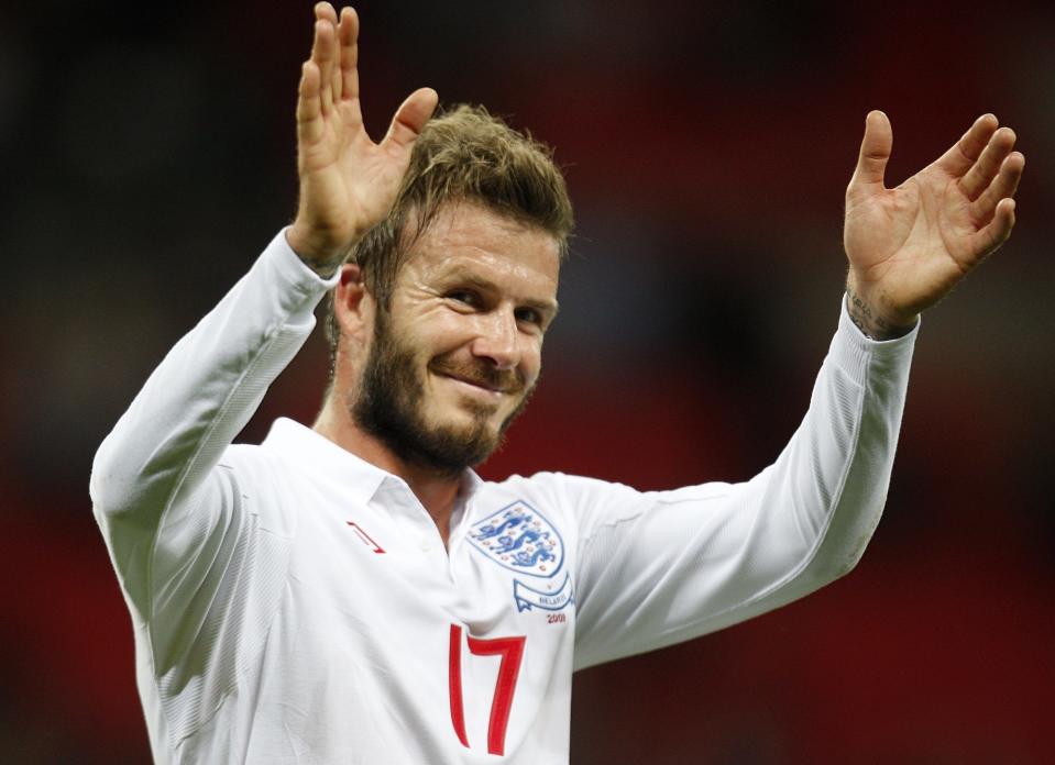 FIFA World Cup 2010 - Qualifying Round - Group Six - England v Belarus - Wembley Stadium England's David Beckham after the final whistle.