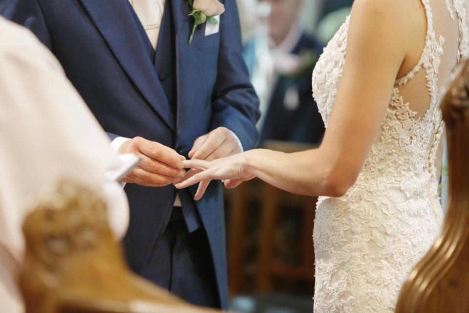 The loved-up pair uploaded the request anonymously to bark.com – a web service to find local professionals – in the hope of finding a person to willingly film their wedding night for $3,500. Photo: Getty Images