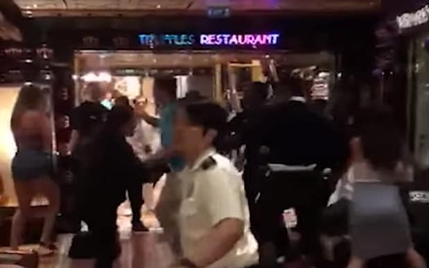 23 members of an extended family were kicked off a ten-day cruise in the South Pacific after a mass brawl - YouTube / 3AWRadio