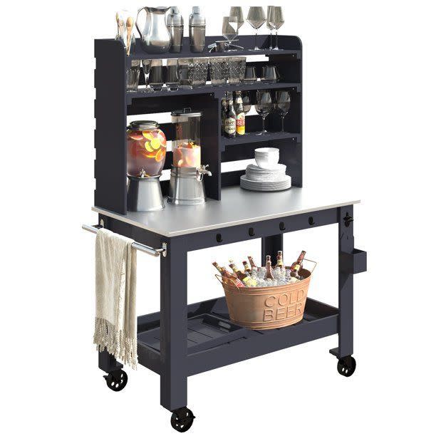 2) Jumbo Outdoor Bar Cart