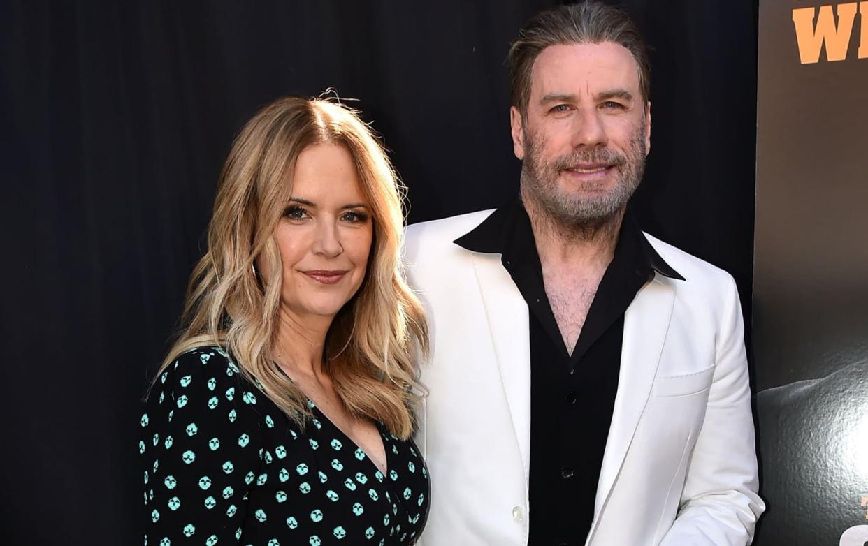 Kelly Preston et John Travolta en juin 2018 - Theo Wargo - Getty Images North America - Getty Images via AFP