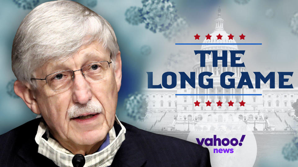 Francis Collins. (Photo illustration: Yahoo News; photo: AP)